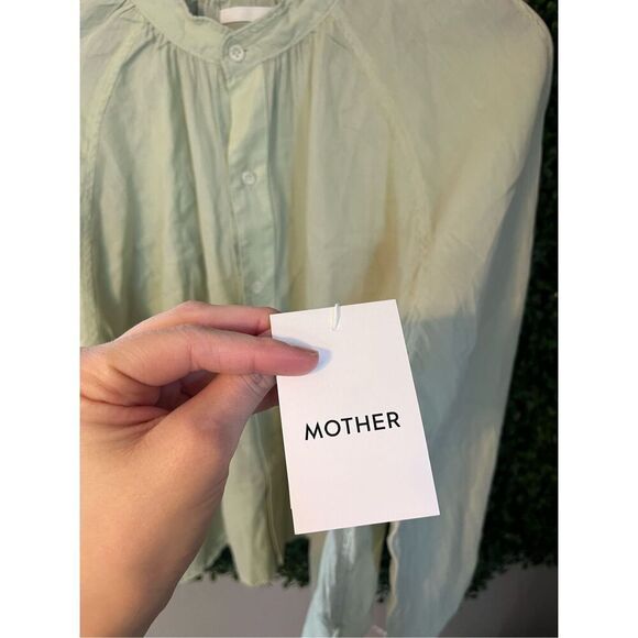 Mother The Sunburst Green Top Size XL NWT - Picture 3 of 7